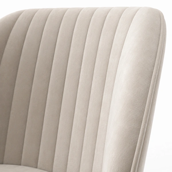 Стул MICHAEL-R CREAM BRANDY 3 BK Конусные